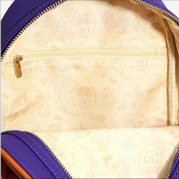 Loungefly Beauty and the Beast Mini Backpack - Picture 6 of 7